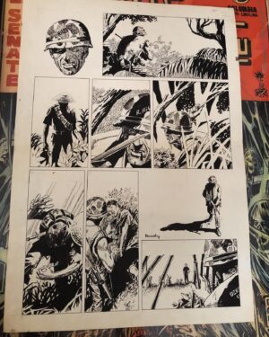 Francesco Francavilla Instagram - Comics readers and collectors, I need your help!
I recently got this page (13x19” big!). When I saw it I fell in love with it immediately and had to get it. I mean look at the inks, the shadows, the craftsmanship! There’s that “Murphy” name in one panel but I can’t find any information about a Murphy artist (except John Culle Murphy and Sean Murphy, but this is clearly neither). So, do you know who drew this? Or what’s this is from? Maybe some European/South American artist? He’s so good!