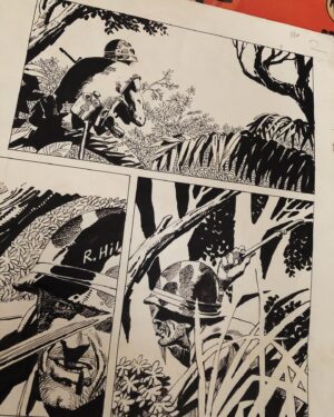 Francesco Francavilla Instagram - Comics readers and collectors, I need your help!
I recently got this page (13x19” big!). When I saw it I fell in love with it immediately and had to get it. I mean look at the inks, the shadows, the craftsmanship! There’s that “Murphy” name in one panel but I can’t find any information about a Murphy artist (except John Culle Murphy and Sean Murphy, but this is clearly neither). So, do you know who drew this? Or what’s this is from? Maybe some European/South American artist? He’s so good!