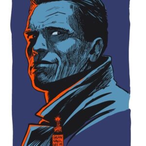 Francesco Francavilla Instagram - Wishing a Very Happy Birthday to the one and only Arnold @Schwarzenegger! I’ve been a fan of this man for 30  years and I’ve been drawing him probably for as long (drawing on the left is from 2019 and the one on right is from the late 1990s - need to do a fresher one :D)