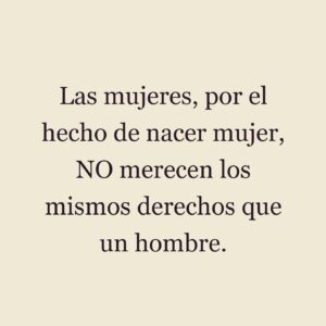 Francisca Alegría Instagram - Una de las resistencias a decir “soy feminista” viene de un sistema sociocultural (creado por todxs nosotrxs) que ha connotado negativamente a un movimiento filosófico que lo que busca es la igualdad de derechos entre seres humanos. 

Hemos “castigado” a lo femenino y algunos incluso temen que “feminismo” signifique una especie de “machismo inverso”, cuando no es el caso. 

Si logramos trascender las connotaciones negativas de “lo femenino” entonces nos daríamos cuenta de que somos muchxs más lxs que queremos vivir desde el respeto, el equilibrio y la empatía.