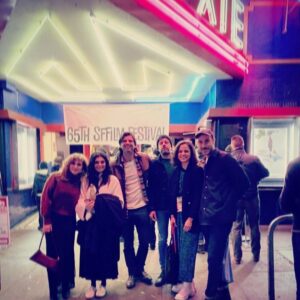 Francisca Alegría Instagram - Gracias @sffilm for having our film @lavacamovie this year! It was a special screening surrounded by friends and a great audience at @roxie_theater . And what a joy and honor to share the same program page (2) with my so talented friend-sister @mounia.akl 
None of this would have been possible without the fantastic cast and crew of this film, and the talent of my partner and co-writer @ferurrejola (you were here in soul and a badge 🤍).