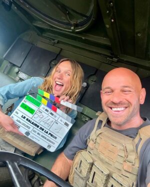 Franck Gastambide Instagram - Ils rigolent, ils rigolent mais demain ils vont moins rigoler.

LE SALAIRE DE LA PEUR, un film de Julien Leclercq, avec Franck Gastambide et Ana Girardot, J-1.