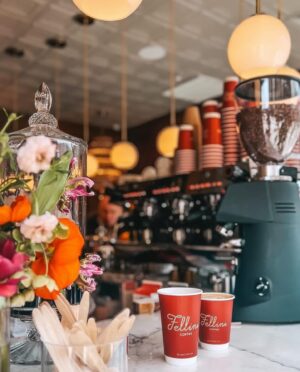 Franco Noriega Instagram - Ciao! @fellinicoffee Chelsea is here! Come for coffee ☕️ & wine 🍷 every day from 8am-12 midnight
