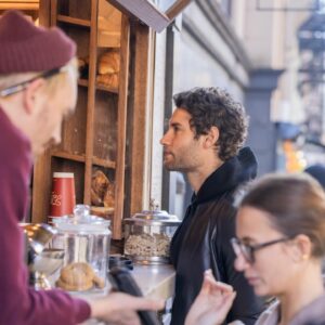 Franco Noriega Instagram - Coffee window morning @fellinicoffee lately I have been getting the Dolce Vita with Almond milk and a croissant 🥐☕️