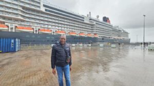 Frank Bruno Instagram - Evening so my agent says got a little job on a ship for a couple of days I am honoured and delighted to be the guest cabaret #cunard @cunardline on the brand new @Queenanne it will take me a few hours to walk round it! #cunard #queeneanne #cruise #ship