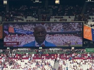 Frank Bruno Instagram - I have always said I was not keen on seeing myself on TV!!! Good job I combed my hair!
#tv #evening #screen