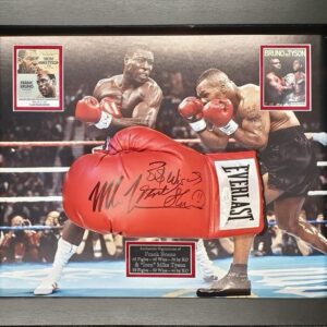 Frank Bruno Instagram - Afternoon Happy Good Friday as a kid it was a wet flannel to get me up and out to church I could never understand Fridays as well as Sundays for church but I had the Easter Eggs to look forward to! Our Shop has 3 of these available signed by Mike Tyson & Myself better than an Easter Egg! https://www.frankbruno.co.uk/.../tyson-and-frank-bruno.../
 #goodfriday #afternoon #miketyson