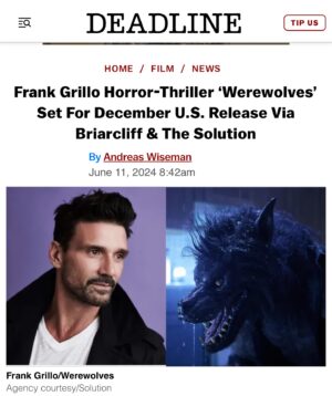 Frank Grillo Instagram - we’re coming to a theater near you world. #Werewolves.  Imagine the Purge w big scary wolves. #ActionHorror. @stevencmiller made a wildly fun film. #Dec6 #InTheaters 🥊🥊🥊💥@deadline