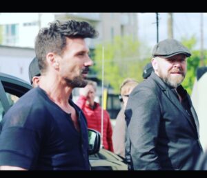 Frank Grillo Instagram - A partnership is about trust. Doesn’t mean it’s perfect, but what is. It’s about understanding each other at every level and being able to do things you can’t do alone. Me and this guy are better together then we are separate. And we’re both pretty good separate. But when we’re together it’s lightning in a fucking bottle. We really are a #WarParty. @carnojoe @warparty_films #BOSSLEVEL on @hulu March 5th. #magic. #movies. 🙏🥊😎