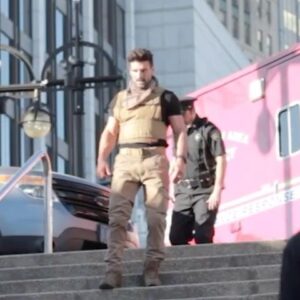 Frank Grillo Instagram - Sometimes we get carried away in the moment and someone gets a real elbow to the head. For those who think is all fake watch till the end. Stunt people are the unsung hero’s of the film business. Check out all the action on @hulu March 5. @carnojoe @warparty_films