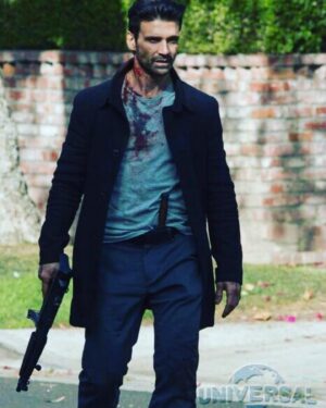 Frank Grillo Instagram - Thinking i may have to dust off the coat and jump back in to save some shit. What do you guys think?  Let me know. #purge. #leobarnes. #thecoat.