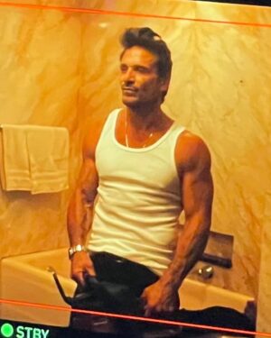 Frank Grillo Instagram - When you get caught trying to channel every cool actor i love from the 70’s. #LITTLEDIXIE_movie. #tulsaoklahoma #makebelieve 🍷🎥