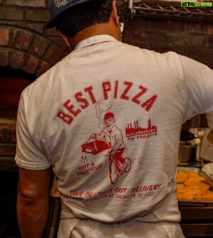 Frank Pinello Instagram - For Those of you that may not know the illustration on the back of the Best Pizza T-Shirt is of Neighborhood Legend and early BP employee Bill Meier affectionately known as “WildBill” or “Bilthy”. Bill was not only a dear friend of owner Frank Pinello but also a legendary NYC messenger turned Pizza delivery man. Bill was one with his fixed gear bike. Known for having no brakes and his signature style of bombing down the block at high speeds, 6 pies in one hand as he steered his way through traffic with the other. 

If you ask around anyone that lived in Williamsburg Brooklyn circa 2010 your sure to hear a unique and personal Bill story! His upbeat kind and gentle personality made him universally loved by all. We lost Bill 2/2/2015 but his sprit and image lives on at Best Pizza. For a small window into Bill’s life check out DELIVERY or @billdilivers IG. 

We cherish our time with Bill and want everyone to know the story of our eccentric dear friend. RIP BILL 😓🕊️