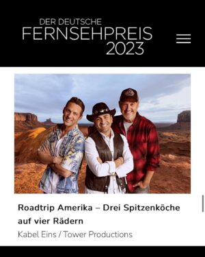 Frank Rosin Instagram - Was sagt ihr???🎈🎈
Wir sind mit ,,Roadtrip-Amerika,, für den ,,deutschen Fernsehpreis,, nominiert. Was für ein toller Erfolg. 
@ali_guengoermues @alexanderkumptner @kabel_eins #deutscherfernsehpreis2023 @tower_productions @baumannhasko @charlygrote @lukaswunschik
@ggmgastro @naarmann_privatmolkerei @shell @orlenteam_official @grupaorlen @eg.groupltd