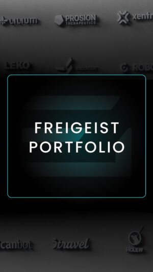 Frank Thelen Instagram - In diese Startups bin ich mit Freigeist investiert 💰

Mit @freigeistcap investiere ich inzwischen seit über 12 Jahren in Technologieunternehmen, von elektrisch betriebenen Flugtaxis, über Energiespeichern für die Industrie bis hin zu Nanosatelliten und Bioreaktoren.

Die vielen spannenden Storys aus unserem Portfolio verdienen es, erzählt zu werden. Deshalb starten wir hier auf meinem Kanal jetzt eine neue Serie, in der ich euch unsere Freigeist-Startups und die Köpfe dahinter vorstelle.

Wir sind kein klassischer VC, denn wir investieren nur unser eigenes Geld und vor allem unsere Zeit: Wir unterstützen unsere Unternehmen 360° bei der Produktentwicklung, Operations, Teamaufbau und Kommunikation und Co. – deshalb machen wir auch nur 1-2 Deals pro Jahr.

An welchen spannenden Missionen wir aktuell mitarbeiten dürfen, erfahrt ihr in den nächsten Wochen hier auf meinem Kanal. 

Ich freue mich wie immer über den Austausch mit euch und euer Feedback!

#Freigeist #Innovation #Technologie #Startup