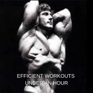 Frank Zane Instagram - Concerning the duration of each workout, it shouldn’t be longer than one hour. If you are using lighter weights, you can rest less between sets. Don’t waste time daydreaming or talking between sets and you’ll be done in less than an hour, I do my abbreviated sessions in 45 minutes. You can too. Learn more on frankzane.com