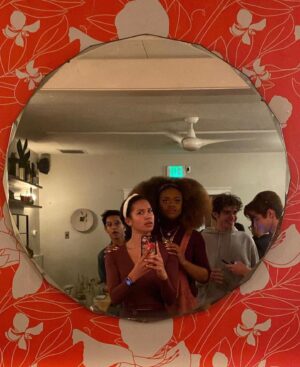 Frankie A. Rodriguez Instagram - Mirror mirror on the wall, thank you for the most litty kitty year of them all 💖 #2022