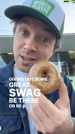 Frankie Celenza Instagram - Thursday 12-2 across the street from the Los Angeles County Museum of Art. I’m giving out @holeygraildonuts and very nice swag. Come say hi! #worththehype