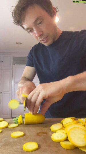 Frankie Celenza Instagram - Tips for slicing zucchini!