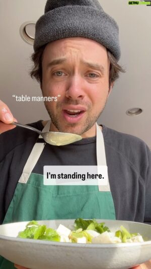Frankie Celenza Instagram - If I’m not at the table, are they still “manners”?