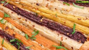 Frankie Celenza Instagram - New episode tonight 7pm EST! “HOMEMADE-ISH”
Last minute company leaving you in a pinch? I have you covered with these easy dishes featuring store bought staples. With a few Struggle tips, these basic ingredients can be transformed into dishes that will impress your guests. 
Rainbow Carrot Galette (store bought pie crust)
Loaded Hummus (store bought hummus) 
Lemon Layer Cake (pound cake)