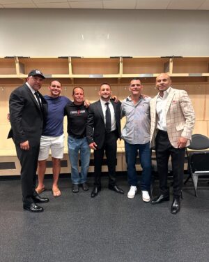 Frankie Edgar Instagram - Still reeling from last weekend in Las Vegas! UFC Hall of Famer, can’t believe it went this fast, feels like yesterday heading to Vegas to fight at UFC 67. I’m so blessed to be able to share this honor with my friends and family who were with me from the beginning always by my side, always supporting me. I owe you all so much and I’m incredibly grateful to have you all in my life. #IronArmy #Fe