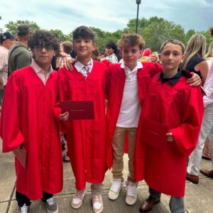 Frankie Edgar Instagram - Congratulations to our son @santino_edgar for graduating middle school. Excited for your future son!