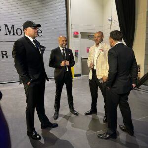 Frankie Edgar Instagram - A few good men. I thought @frankieedgar absolutely crushed his HOF speech. Congrats, Fe! • @coachmarkhenry • @aliabdelaziz