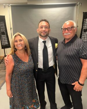 Frankie Edgar Instagram - Still reeling from last weekend in Las Vegas! UFC Hall of Famer, can’t believe it went this fast, feels like yesterday heading to Vegas to fight at UFC 67. I’m so blessed to be able to share this honor with my friends and family who were with me from the beginning always by my side, always supporting me. I owe you all so much and I’m incredibly grateful to have you all in my life. #IronArmy #Fe