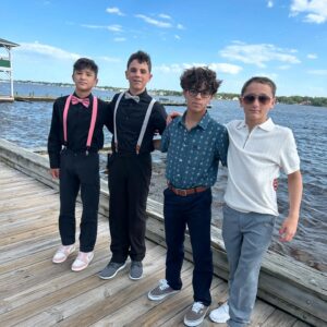 Frankie Edgar Instagram - 8th Grade formal for #2 @santino_edgar, boy does time move fast! @reneeedgar @francescoedgar