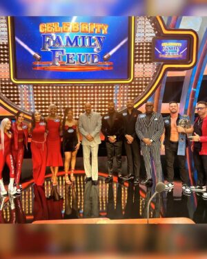 Franklin Lashley Instagram - Such a great weekend.  I had the opportunity to play the Family Feud and meet Steve Harvey. Since I was meeting Steve Harvey I had to up my suit game.😂. Steve approved and we had some good laughs.  Today was a great day.  Blessings 🙏🏾

#familyfeud#steveharvey#wwe