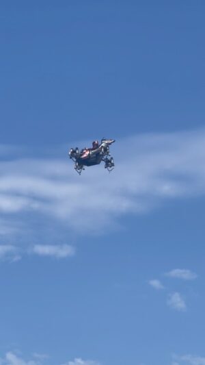 Franky Zapata Instagram - Oh hi!

#jetracer #flyingcar #zapata #frankyzapata #future #technology #mobility #innovation