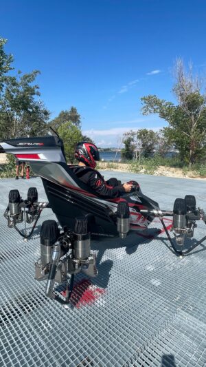 Franky Zapata Instagram - Getting a ride on #JetRacer

#frankyzapata #flyingcar #zapata #future #technology #innovation #engineering #mobility