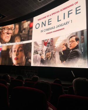 Franz Drameh Instagram - Went to a screening of One Life last night. What a truly inspirational story about how one ordinary man can do the extraordinary. Stellar performances!!! Go watch January 1st 
#onelife