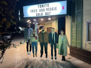 Fred Armisen Instagram - Two fun shows with @reggiewatts at the @elysiantheater. So great getting to watch him perform each night. What a lovely talented human friend. Whenever we talk, we keep agreeing on everything. I hope we get to do some more shows sometime. @lancebangs shot the second night. @feistmusic
