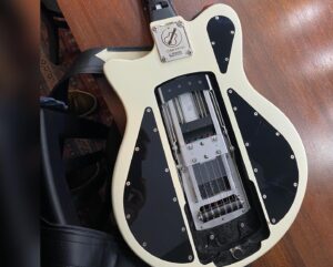 Fred Armisen Instagram - I’ve been having to fly to some shows on this tour, and @ciariguitars has been making it all so much easier to do. @theangieswan told me about these foldable guitars. They really do sound great. Btw, the company didn’t ask me to do this. I bought the guitar and I am so glad I did. It folds, with strings on, by pulling a lever at the back. Really easy to use, and it basically stays in tune after unfolding it. I also like how it looks! 
Photo credit from Anchorage: @taskertasker