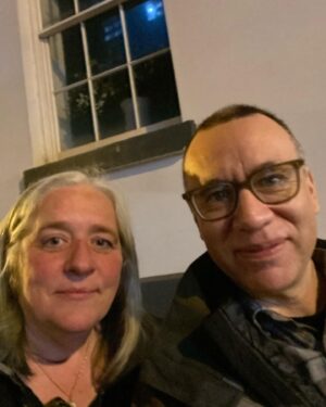 Fred Armisen Instagram - Liverpool, with my friend @pieofthemonth (we figured out that we first met 35 years ago!) We tried to recreate the cover of “Sentimental Journey” by @ringostarrmusic. There was a van parked out front, so this is the best angle we could get. Liverpool is such a beautiful city, especially along the Royal Albert Dock. 🇬🇧
