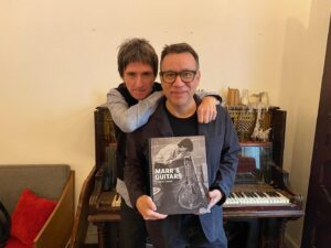 Fred Armisen Instagram - I had a great time talking to @johnnymarrgram at The Regent last night in LA. #marrsguitars