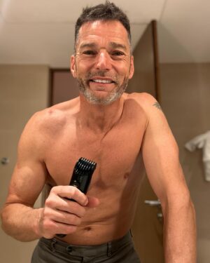 Fred Sirieix Instagram - I just cut my beard. It’s been a fun day. I’m off to sleep with a smile on my face. Good night x