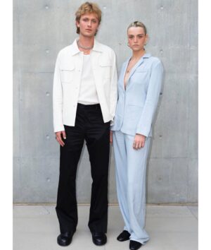 Freddie Dennis Instagram - Thank you @emporioarmani for the best weekend in Milan ❤️❤️❤️

Thanks also to @emilysusantighe @frankybutler and @naokawakamihair 🙌🙌🙌