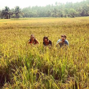 Freddie Thorp Instagram - Getting down in the paddys 🌾🇮🇳 #Kerala #paddyfields #india photo: @caps_puccino