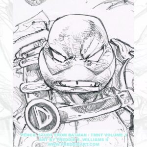 Freddie Williams II Instagram - Pencil study from Batman / TMNT Volume 3
Let me know who you’d like to see me sketch in the comments below!
If you’re into this kind of sketch work, check out the original art section of my website: www.freddieart.com