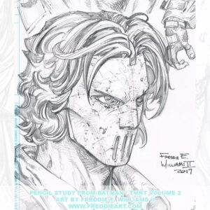 Freddie Williams II Instagram - Casey Jones Pencil study from Batman / TMNT Volume 2
Let me know who you’d like to see me sketch in the comments below!
If you’re into this kind of sketch work, check out the original art section of my website: www.freddieart.com