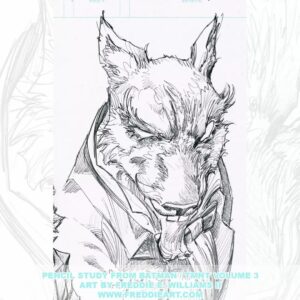 Freddie Williams II Instagram - Master Splinter Pencil study from Batman / TMNT Volume 3
Let me know who you’d like to see me sketch in the comments below!
If you’re into this kind of sketch work, check out the original art section of my website: www.freddieart.com