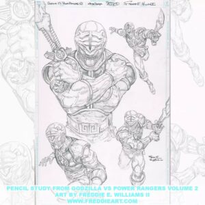 Freddie Williams II Instagram - Pencil study from Godzilla VS Power Rangers
Let me know who you’d like to see me sketch in the comments below!
If you’re into this kind of sketch work, check out the original art section of my website: www.freddieart.com
