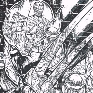 Freddie Williams II Instagram - Hey Guys-I’ve got a bunch of Original Art FOR SALE!
Today I wanna draw your attention to the art for POWER RANGER / TMNT Vol2- in collaboration w/ Kevin Eastman! It can be found on my Original Art site, Link in my BIO! @kevineastmantmnt @kevineastman86
