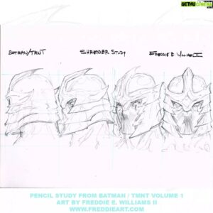 Freddie Williams II Instagram - Pencil study from Batman / TMNT Volume 3
Let me know who you’d like to see me sketch in the comments below!
If you’re into this kind of sketch work, check out the original art section of my website: www.freddieart.com