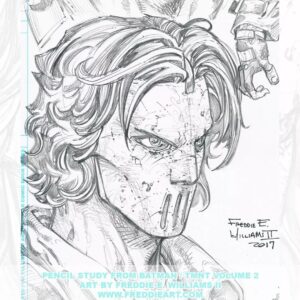 Freddie Williams II Instagram - Casey Jones pencil study from Batman / TMNT Volume 2
Let me know who you’d like to see me sketch in the comments below!
If you’re into this kind of sketch work, check out the original art section of my website: www.freddieart.com