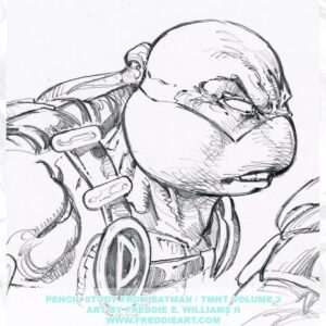Freddie Williams II Instagram - Pencil study from Batman / TMNT Volume 3
Let me know who you’d like to see me sketch in the comments below!
If you’re into this kind of sketch work, check out the original art section of my website: www.freddieart.com