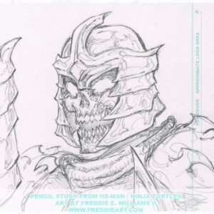 Freddie Williams II Instagram - Pencil study from the cancelled HeMan/TMNT Crossover that almost was.
Let me know who you’d like to see me sketch in the comments below!
If you’re into this kind of sketch work, check out the original art section of my website: www.freddieart.com